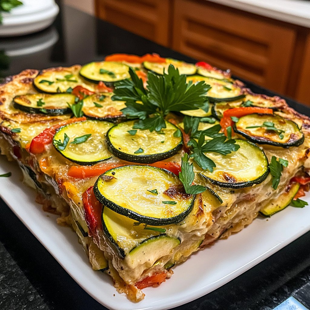 Gemüseauflauf mit Kräutern