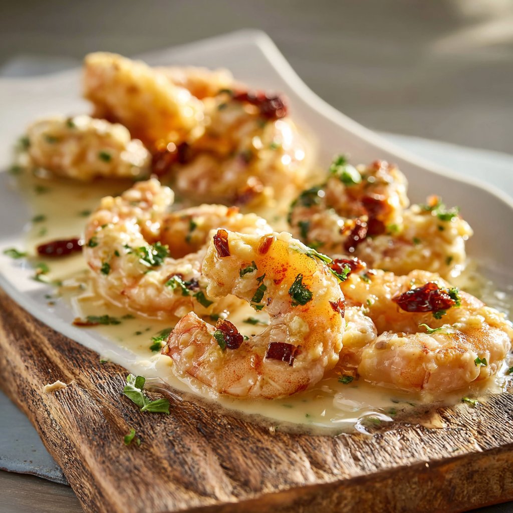 Garnelen mit Proseccosauce