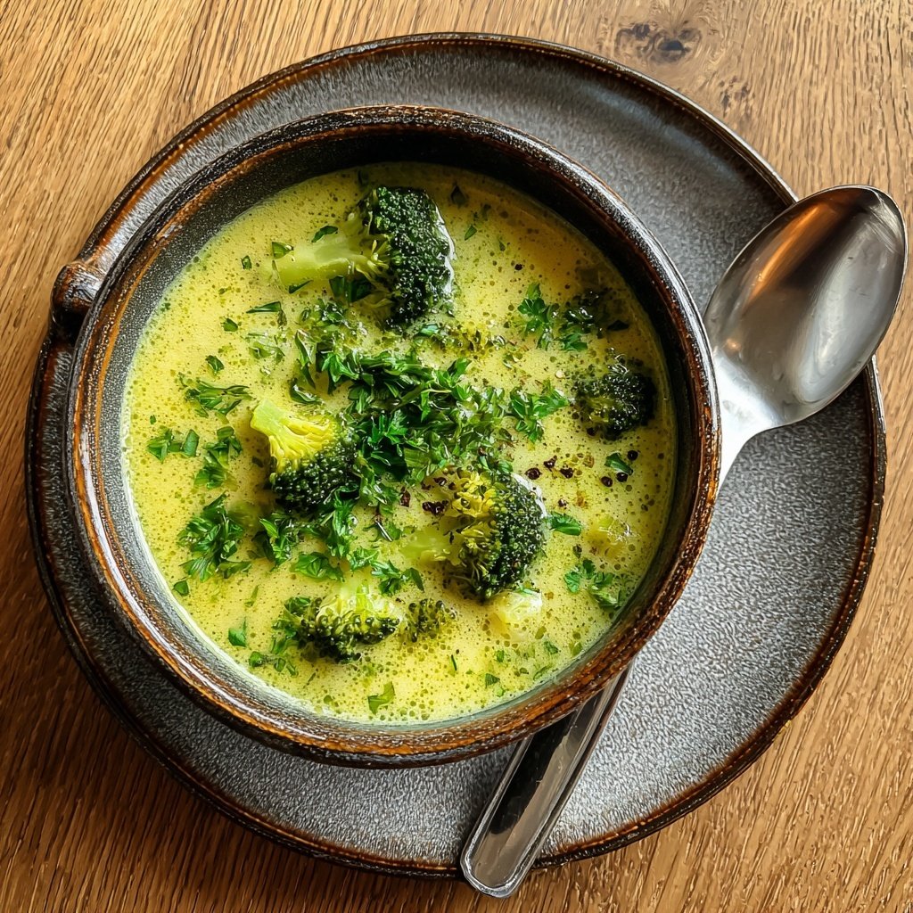 Kalorienarme Suppe Mit Brokkoli