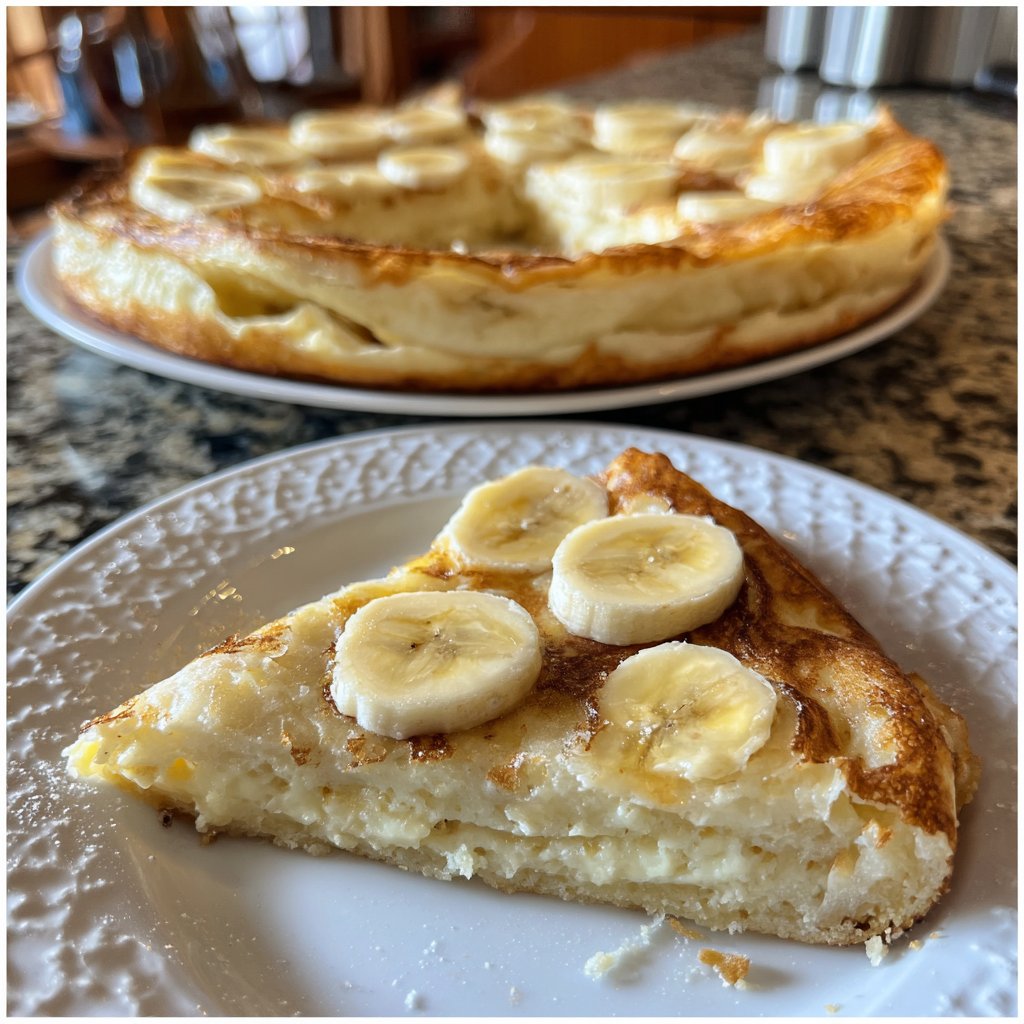 Pfannkuchen mit Banane