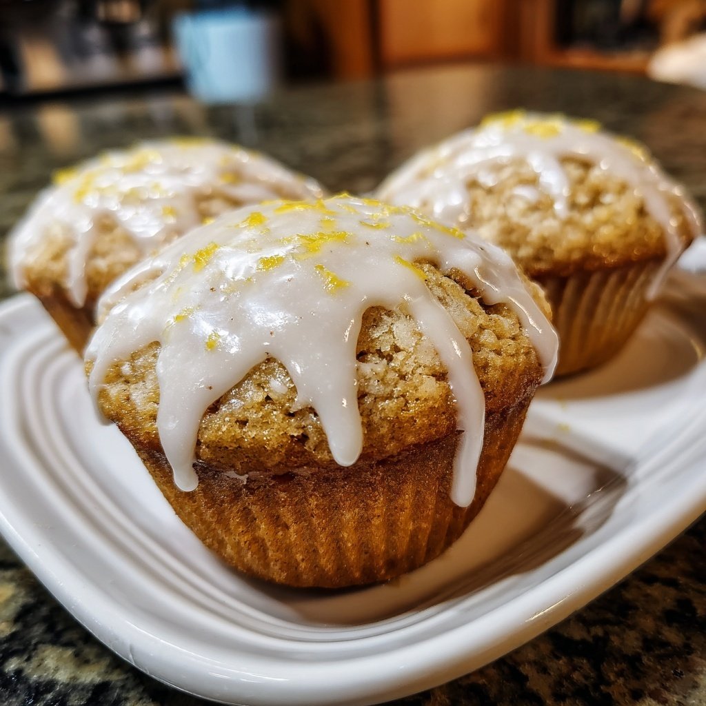 Muffins mit Joghurt und Zitrone