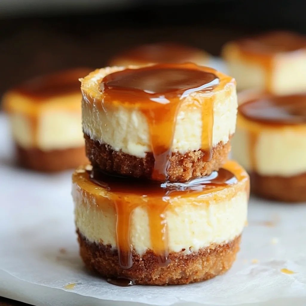 Salted Caramel mini Cheesecakes aus der Muffinform
