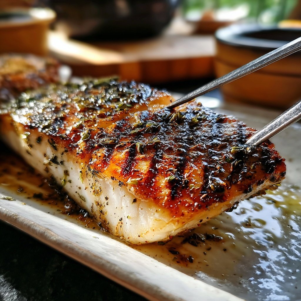 Gesund & Leicht Zitronen-Gegrillter Fisch