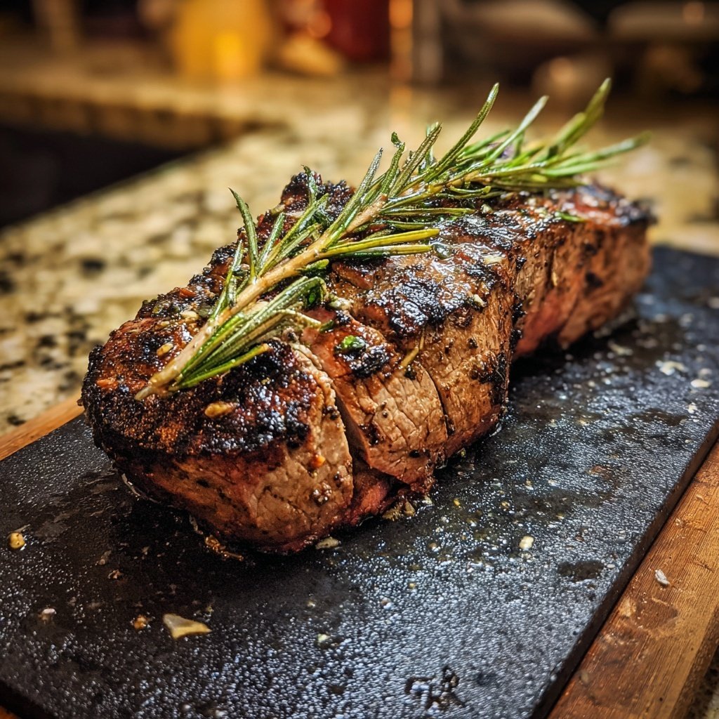 Gegrilltes Rinderfilet Mit Rosmarin
