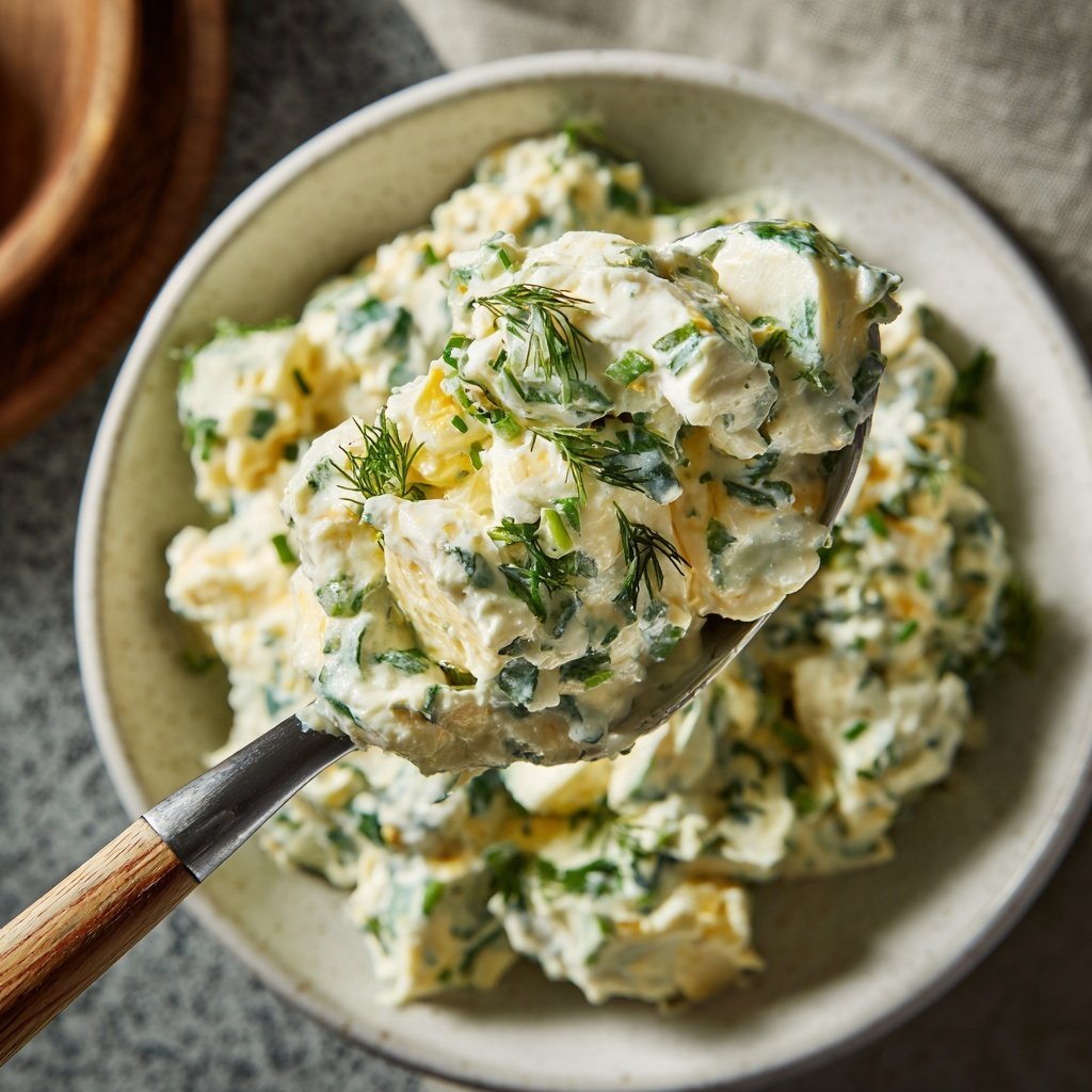 Schnell & Einfach 10-Minuten-Eiersalat mit Joghurt