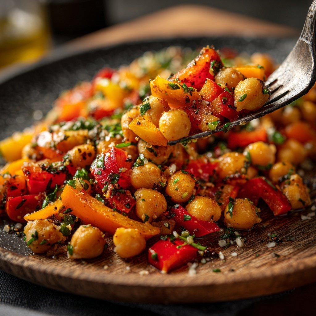 Bunter Quinoasalat Zum Grillen Mit Paprika