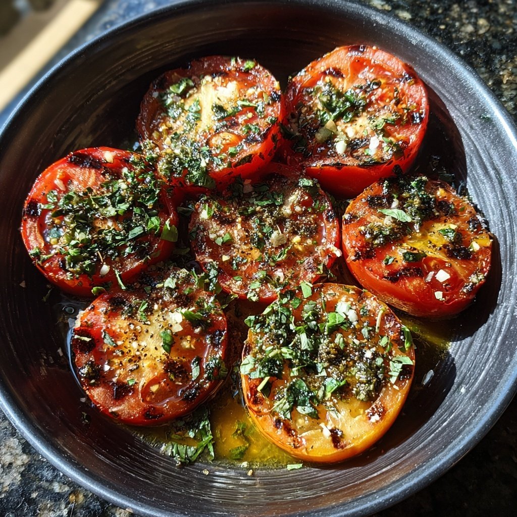 Gegrillte Tomaten Mit Kräutern