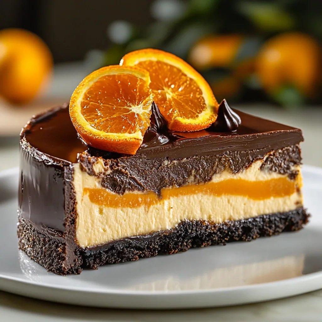Chocolate Orange Cheesecake