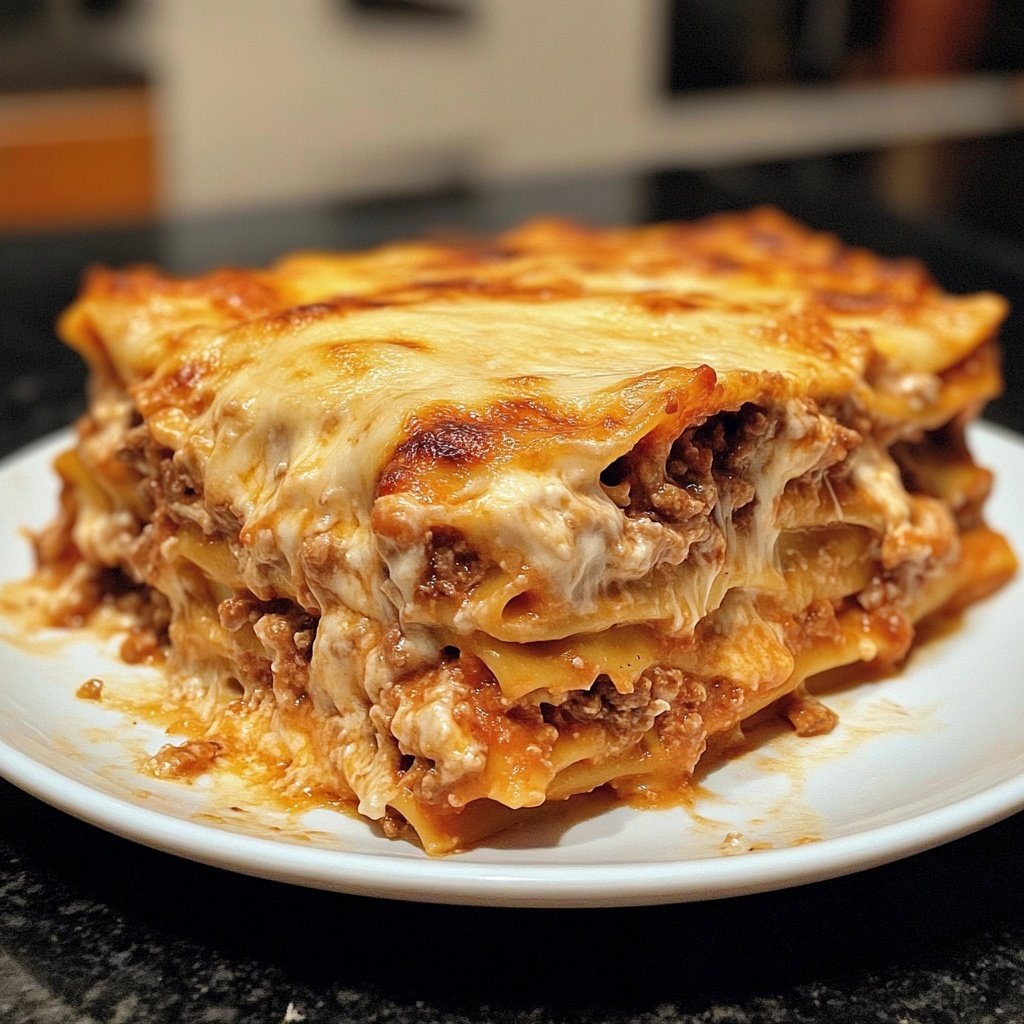 Lasagne mit cremiger Béchamelsauce